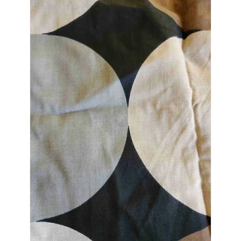 Pillow shams 2 pc 40x30 polka dot grey brown Rectangular bedding